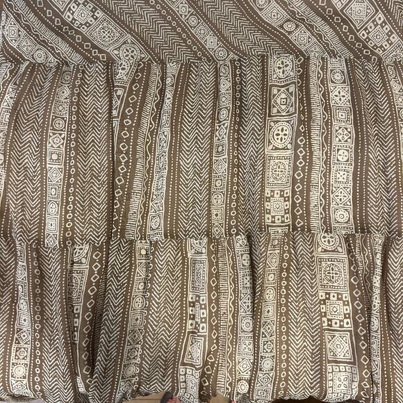 SANGRIA WOMAN Sz 18 Silk Vintage Babydoll Maxi Aqua Bead Tiered Phoebe Buffay - Picture 14 of 16